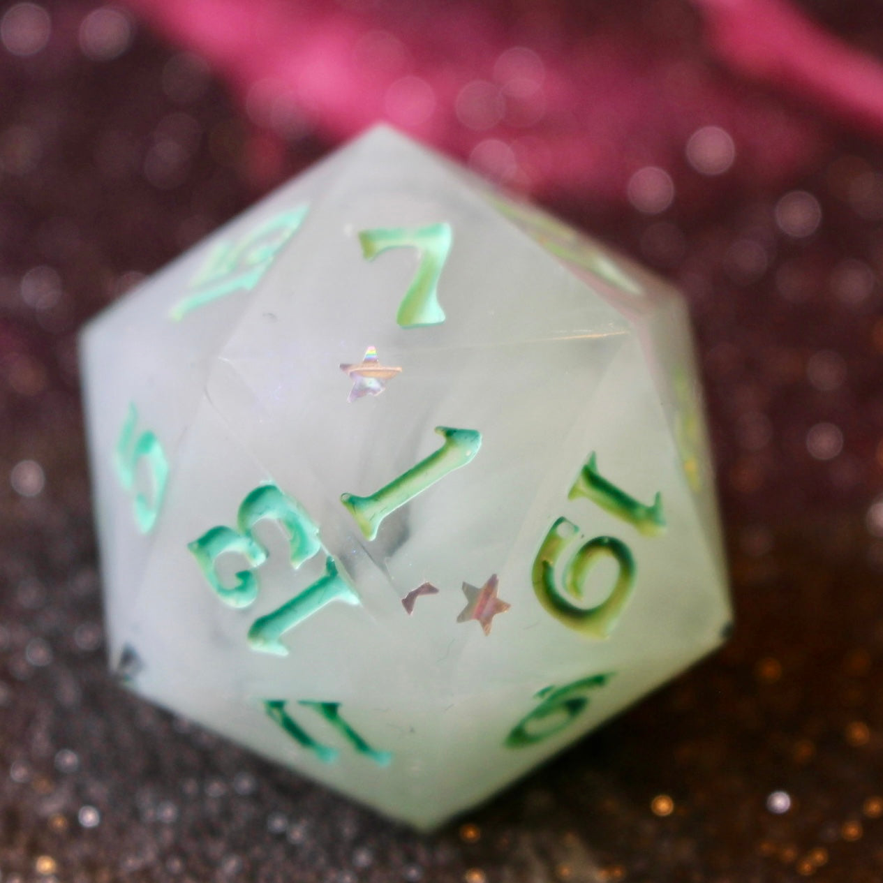 Green Bats! Oversized 30mm D20