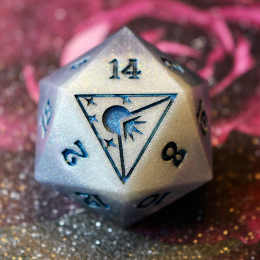 Frosted Moon Logo Giant 50mm D20