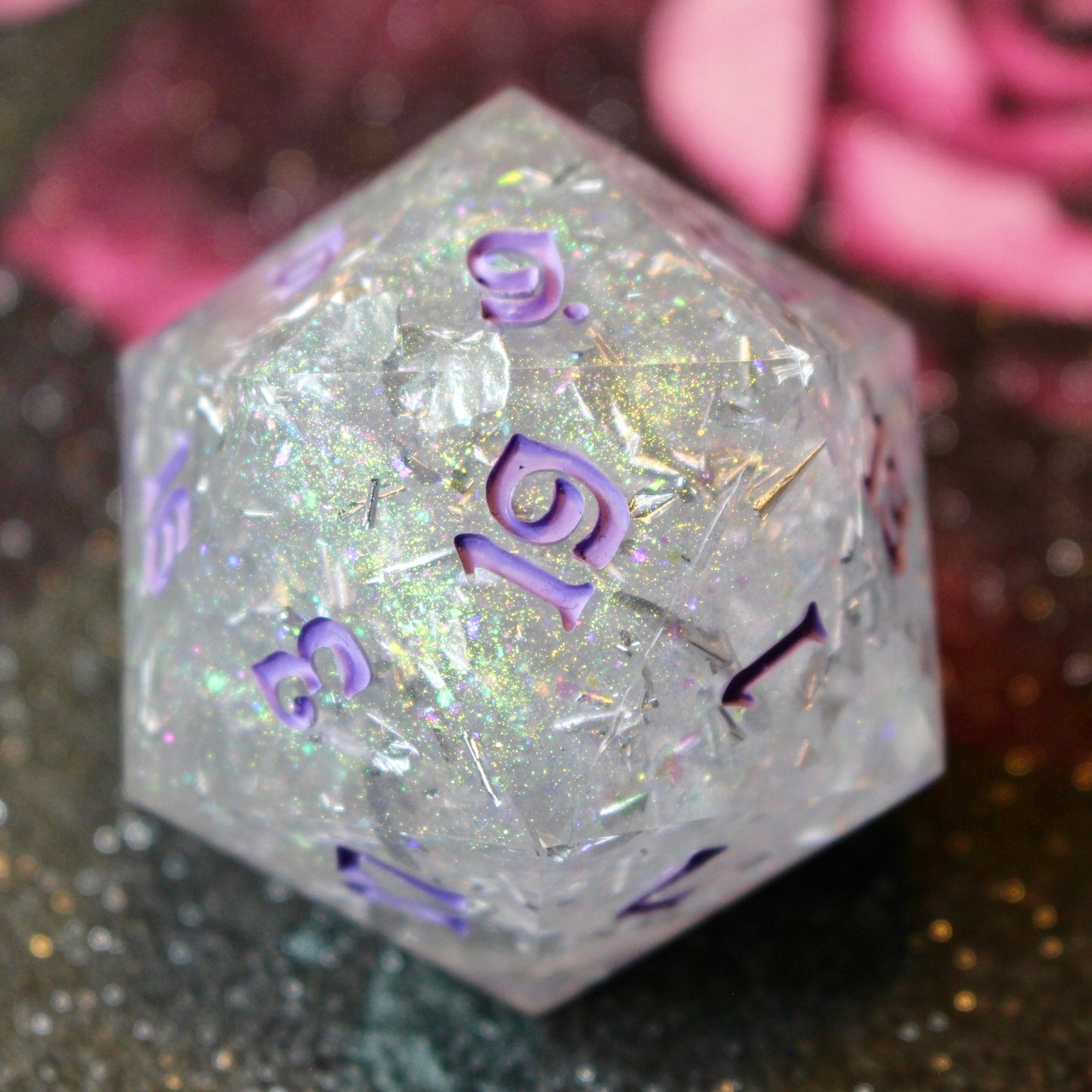 Glittering Ghosts Logo Giant 50mm D20