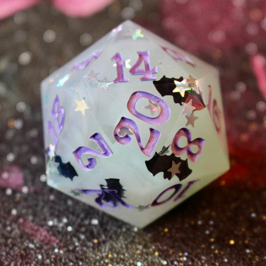 Lilac Bats! Oversized 30mm D20