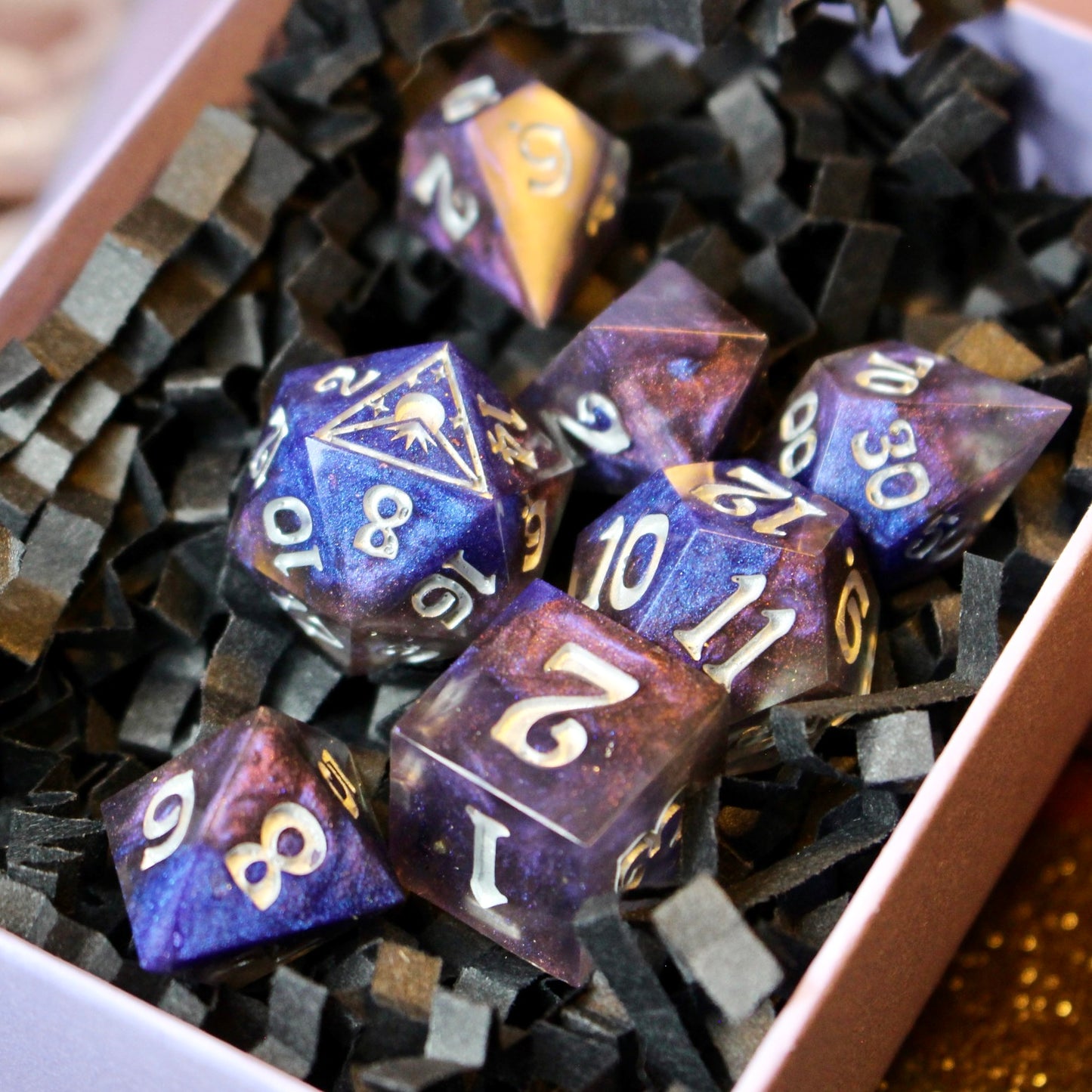 Galactic Mists- 7 Piece Dice Set