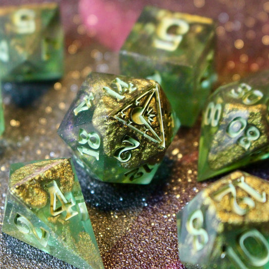 Swamp Thing - 7 Piece Dice Set