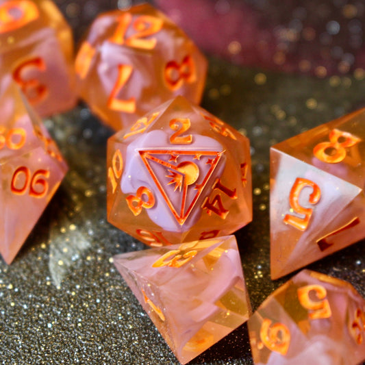 Tangerine Dream - 7 Piece Dice Set