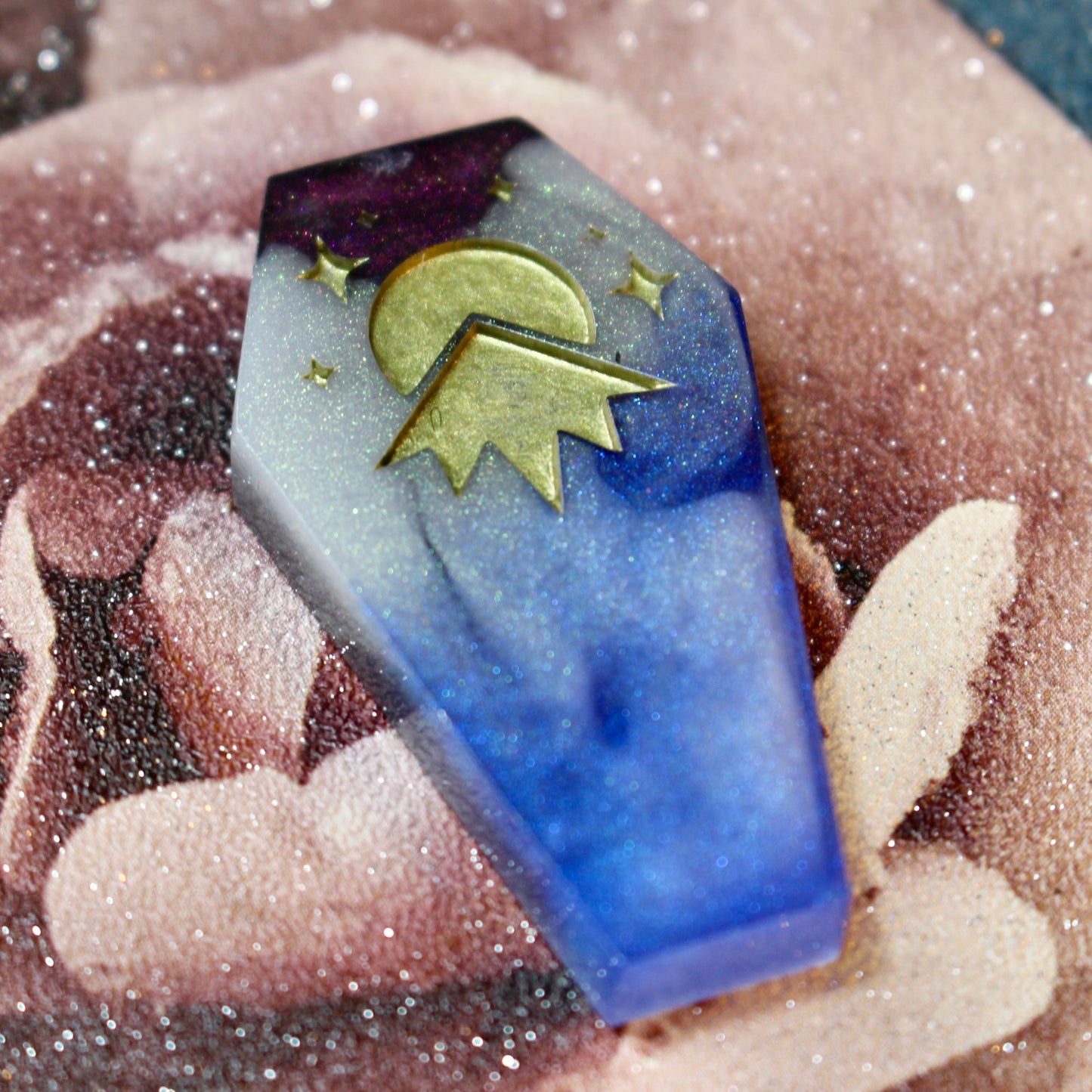 Golden Storm Logo Coffin D2 Coin