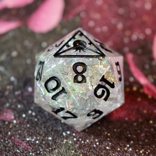 Gothic Holo Logo Oversized 30mm D20