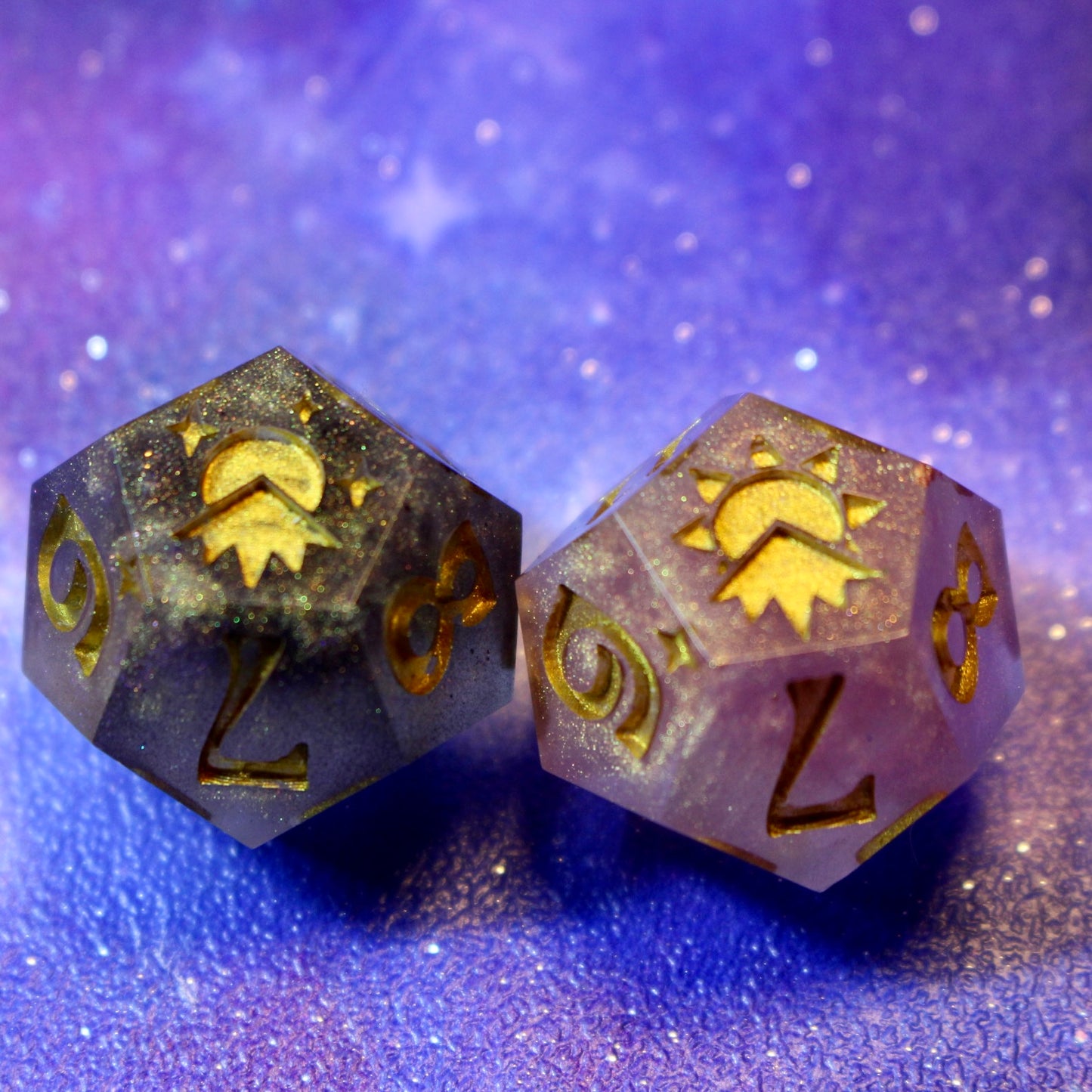 Rose & Fog Night and Day Duality D12 pair