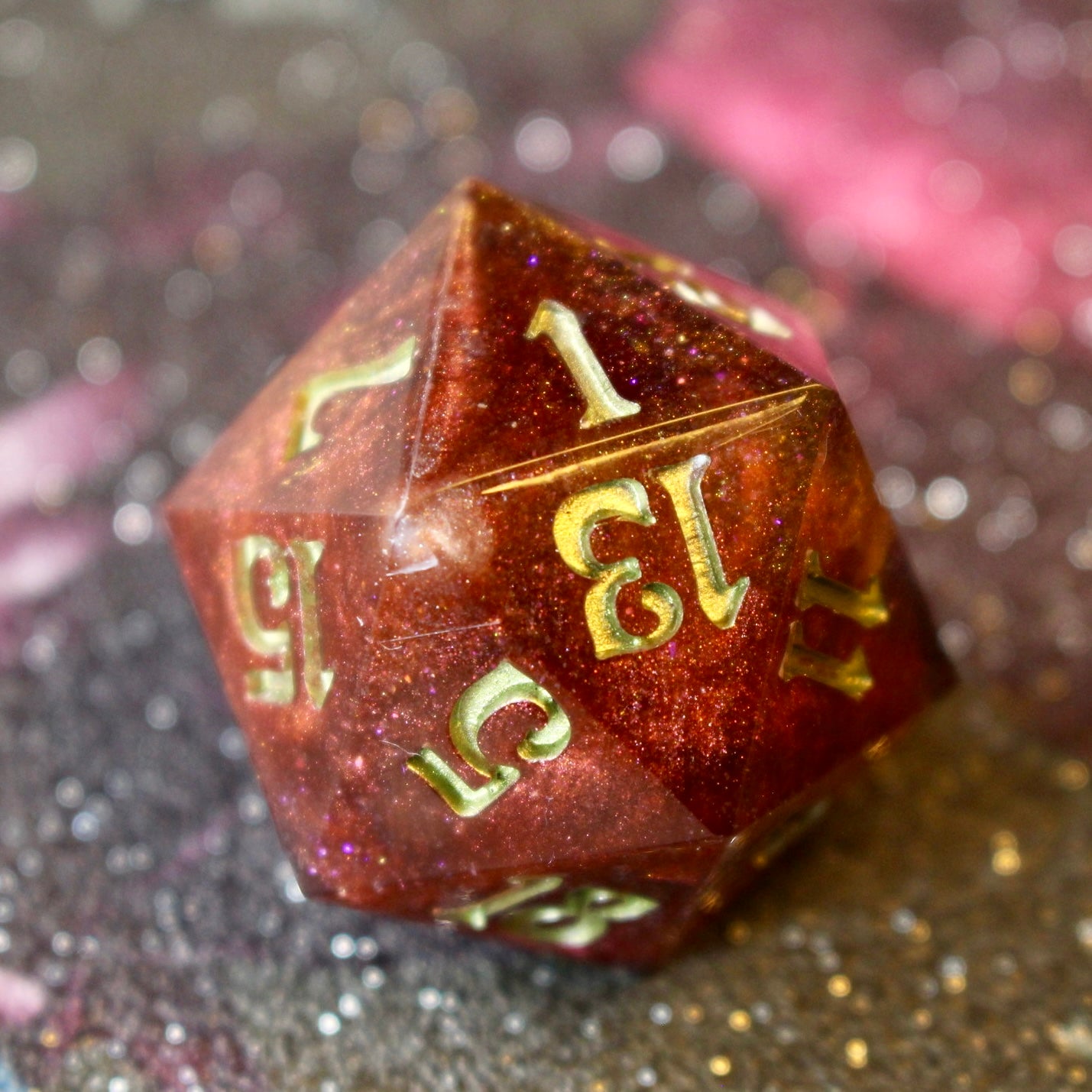 Fiery Galaxy Oversized 30mm D20