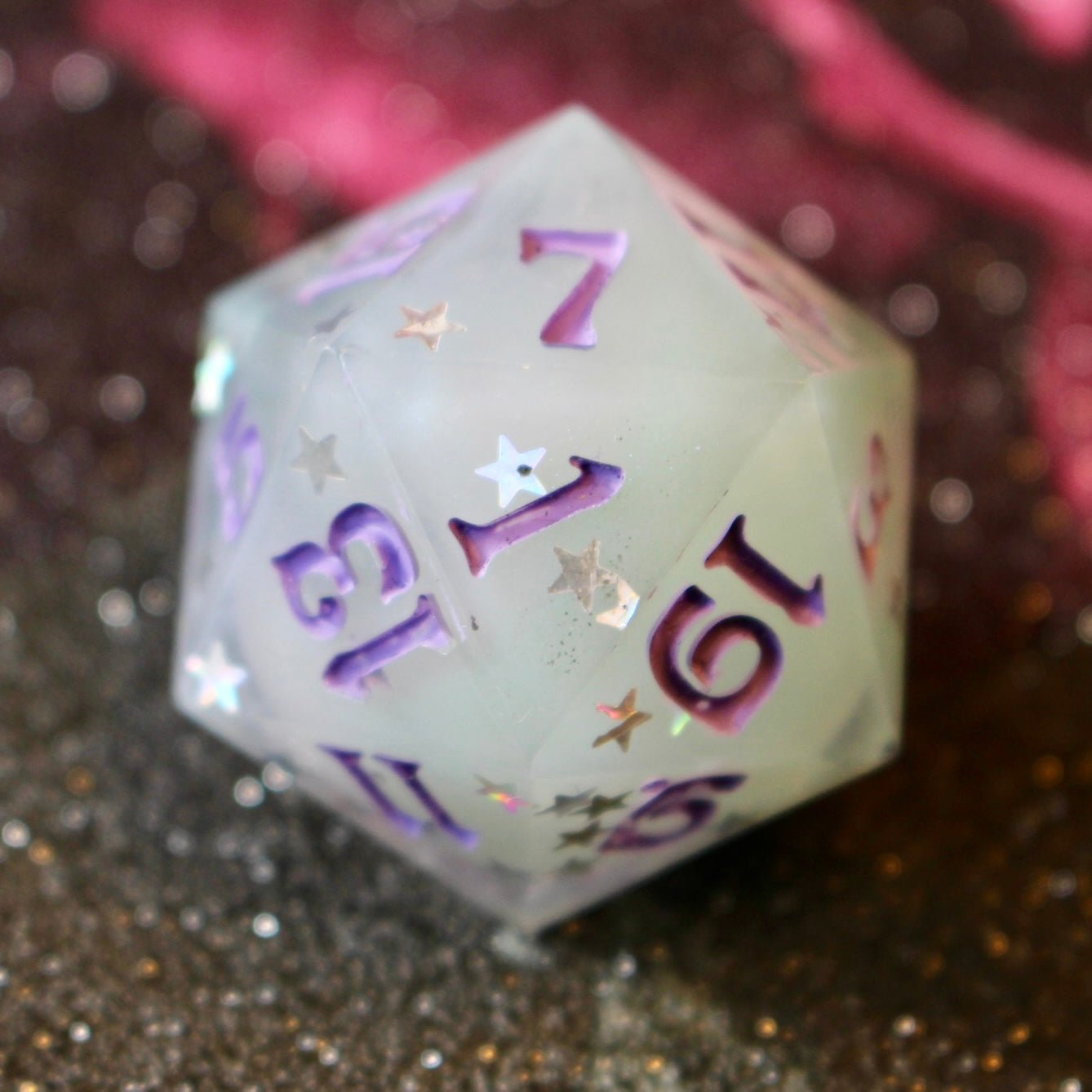 Lilac Bats! Oversized 30mm D20
