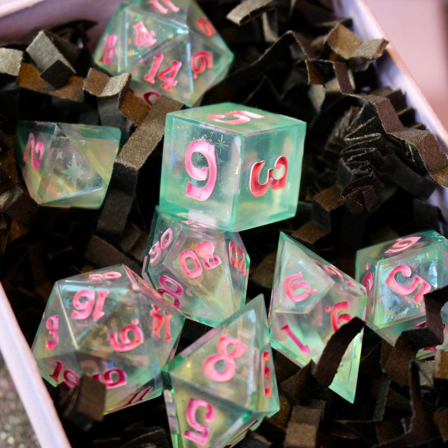 Ice Pop - 8 Piece Double Cast Dice Set