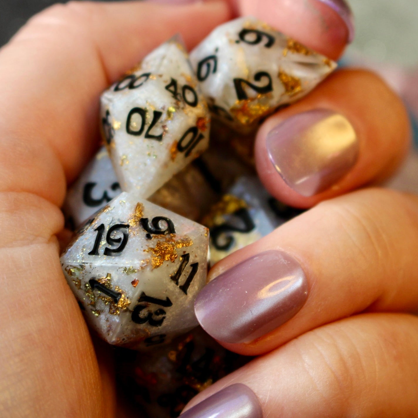 Paladins Grace - 9 Piece Dice Set