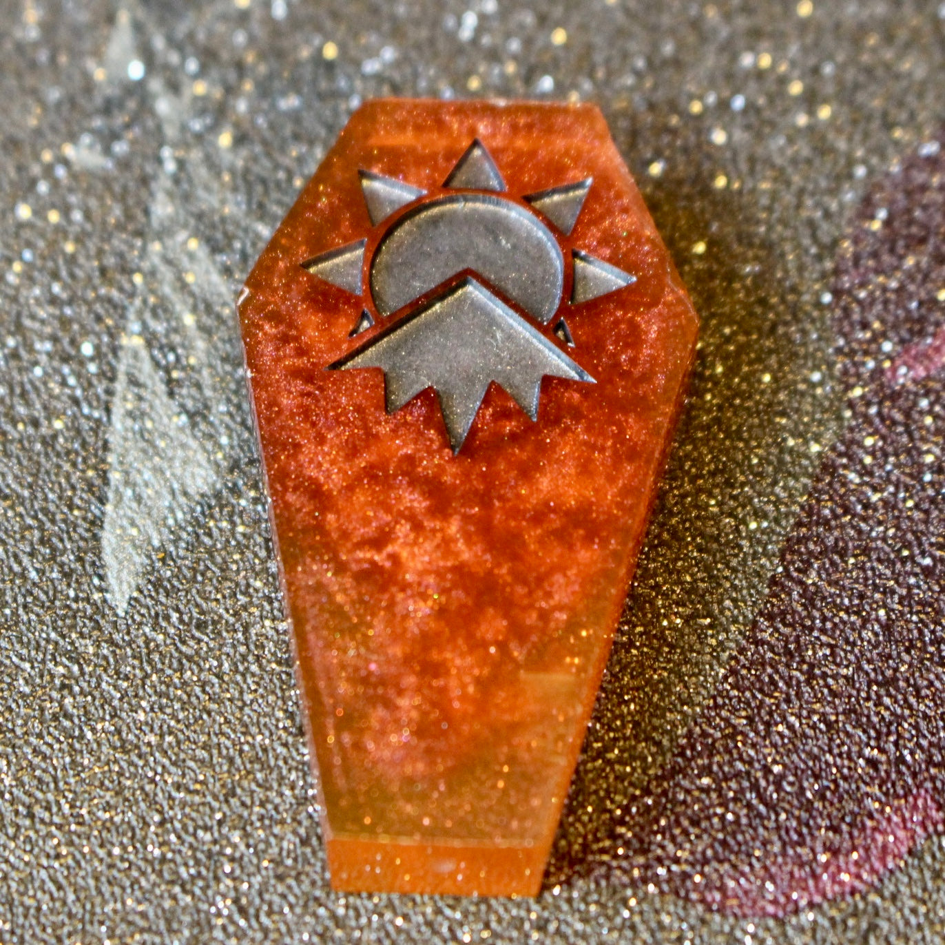 Molten Hells- Coffin 8 Piece Dice Set