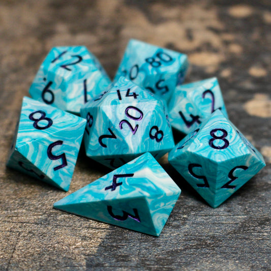 Bubblegum Swirls - 7 Piece Jesmonite Set