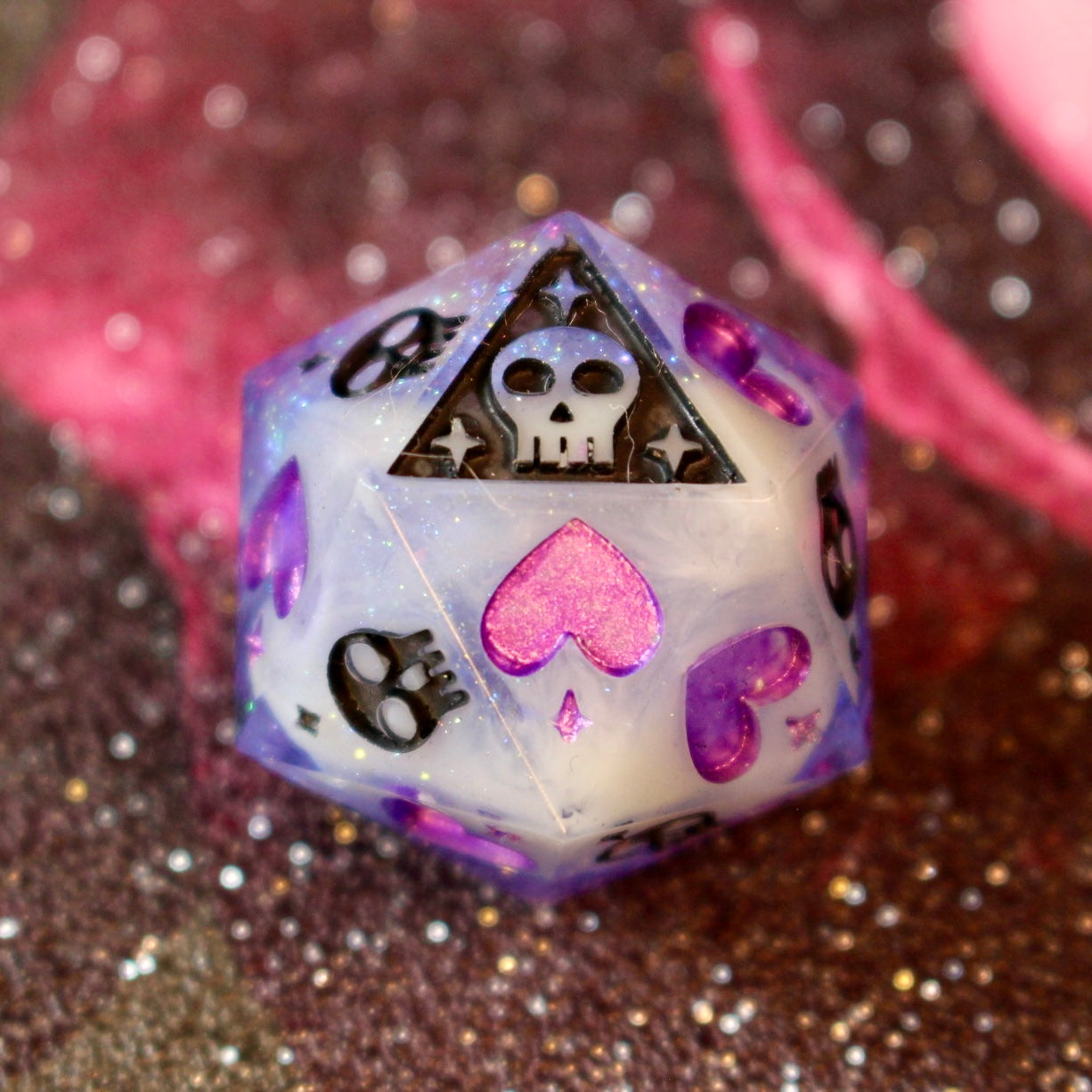 Pastel Goth Death Save D20