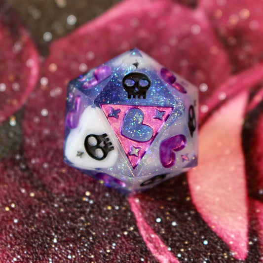 Pastel Goth Death Save D20