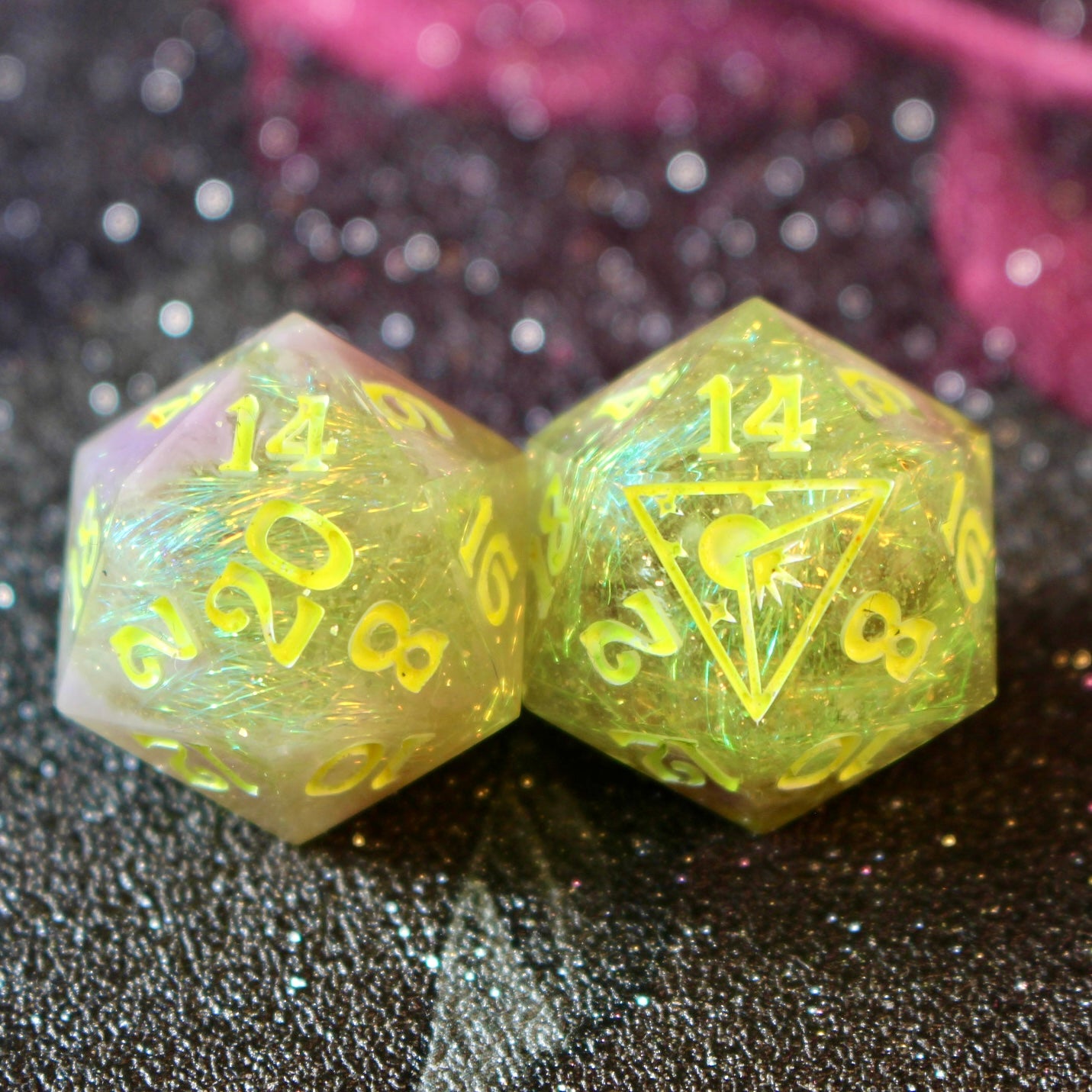 Toxic Waste - 9 Piece Dice Set