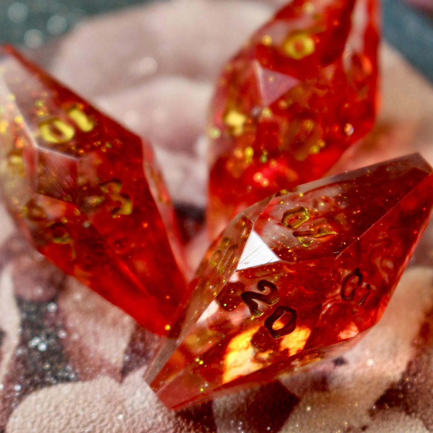 Blood and Starlight - Coffin 8 Piece Dice Set