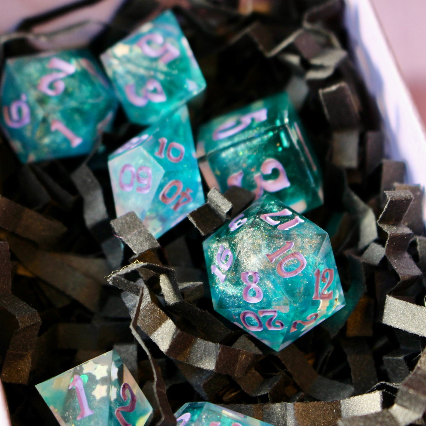 Sea of Stars - 7 Piece Double Cast Dice Set