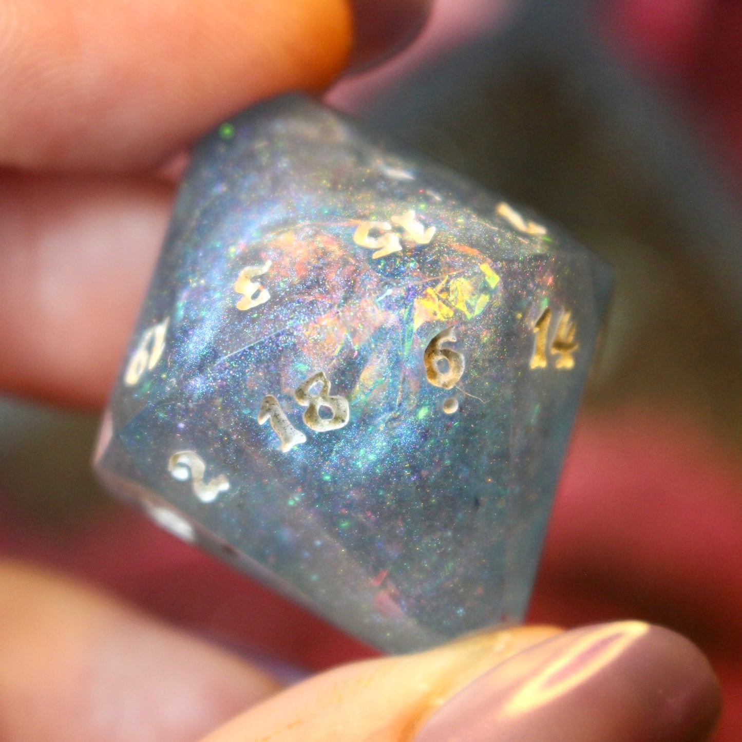 Ghostly Waters - Coffin 8 Piece Dice Set