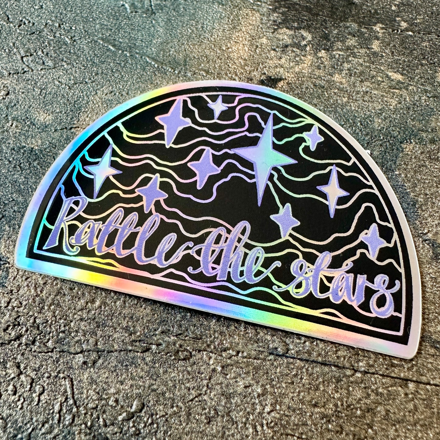 Rattle the stars SJM sticker