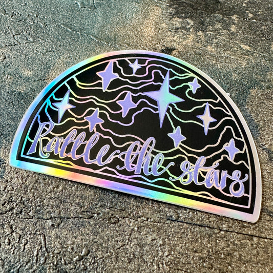 Rattle the stars SJM sticker