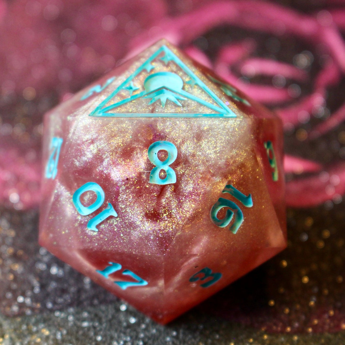 Pink Petals Logo Giant 50mm D20