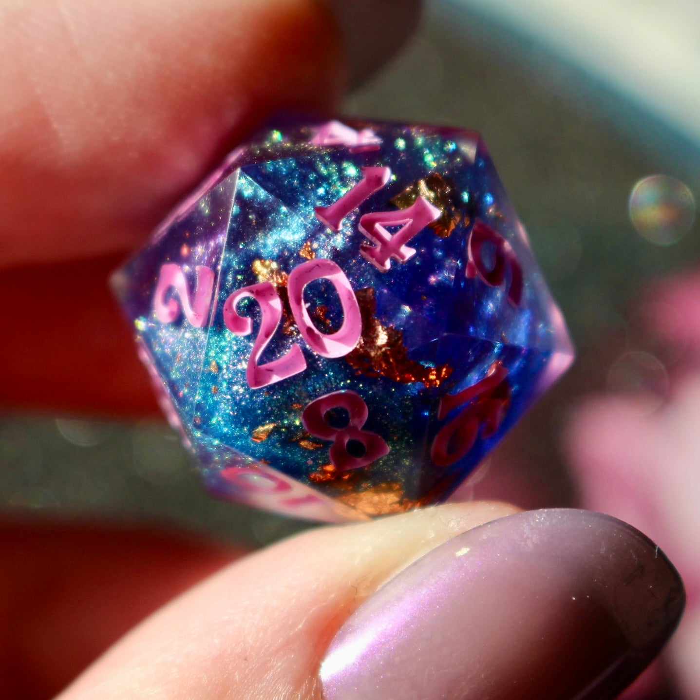 Astral Treasures - 7 Piece Double Cast Dice Set