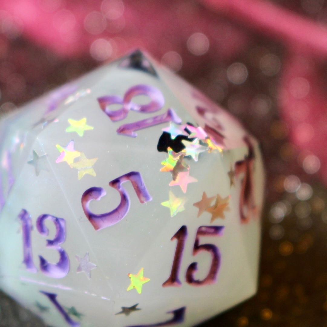 Lilac Bats! Oversized 30mm D20