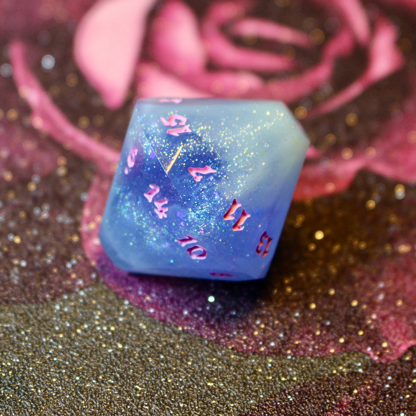 Pastel Nebula - Coffin 8 Piece Dice Set