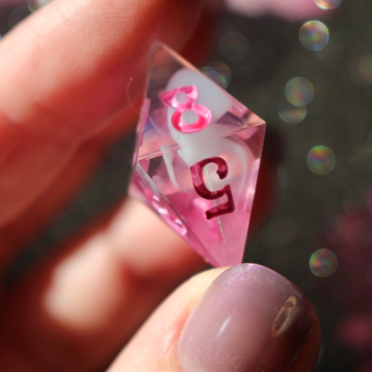 Spooky Bubblegum - 9 Piece Dice Set