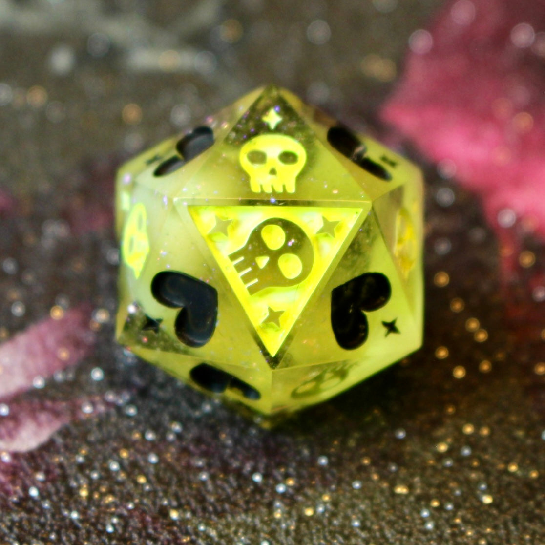 Hazard Tape Death Save D20