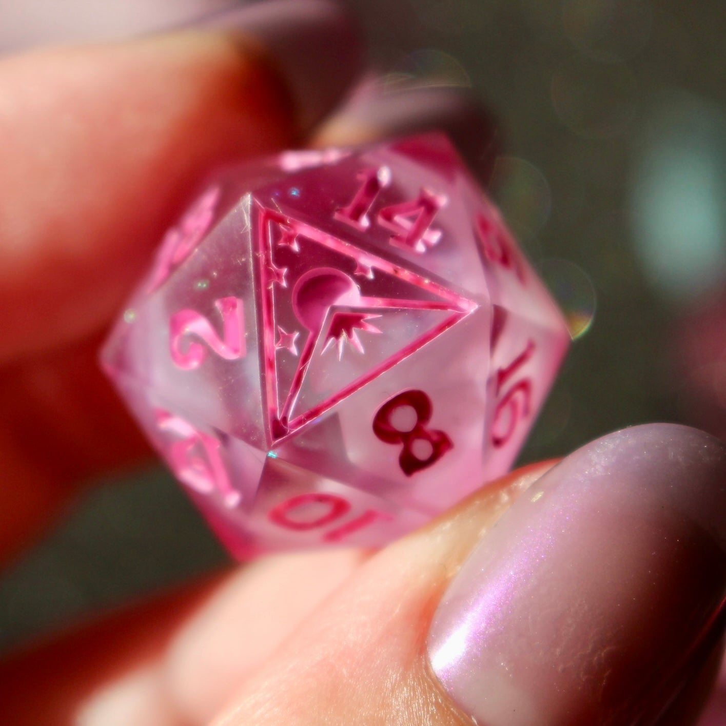 Spooky Bubblegum - 9 Piece Dice Set