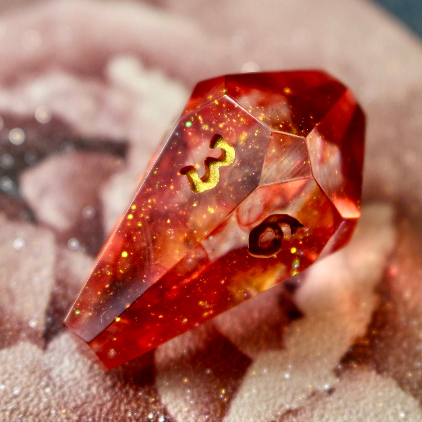 Blood and Starlight - Coffin 8 Piece Dice Set