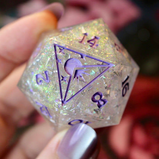 Glittering Ghosts Logo Giant 50mm D20