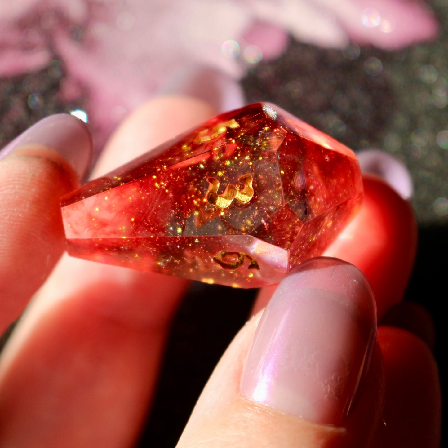 Blood and Starlight - Coffin 8 Piece Dice Set