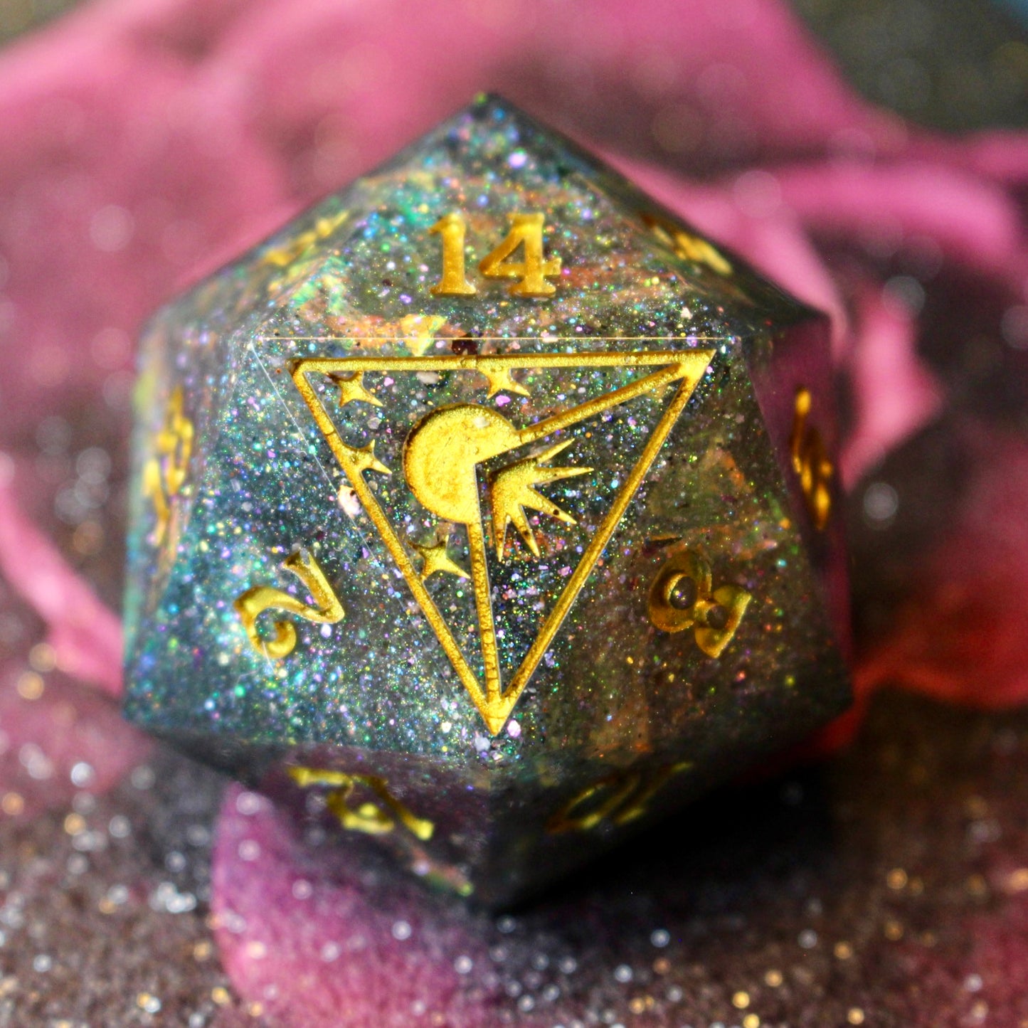 Glittering Chaos Logo Giant 50mm D20