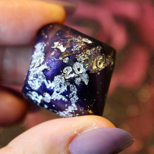 Space Dust- Coffin 8 Piece Dice Set