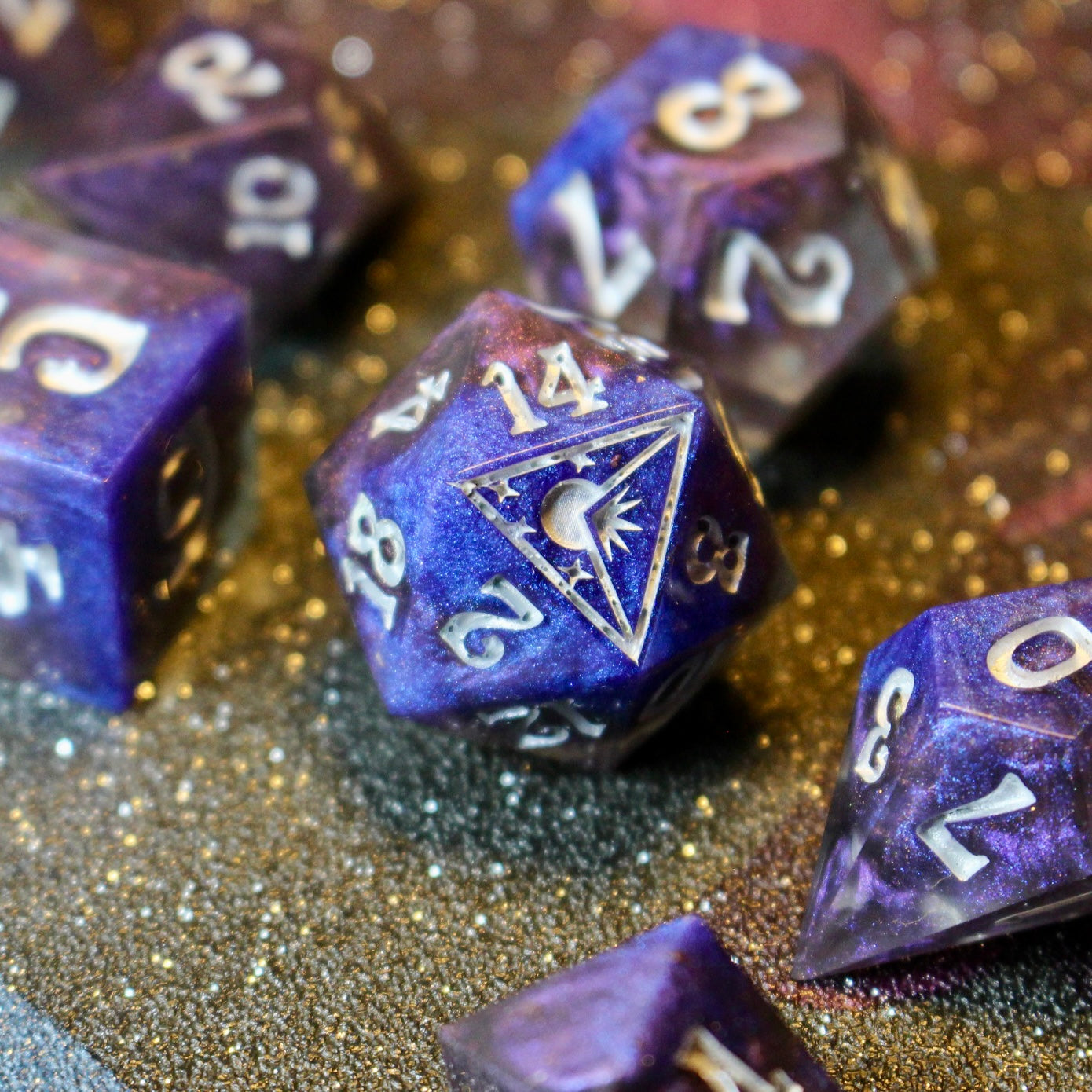 Galactic Mists- 7 Piece Dice Set