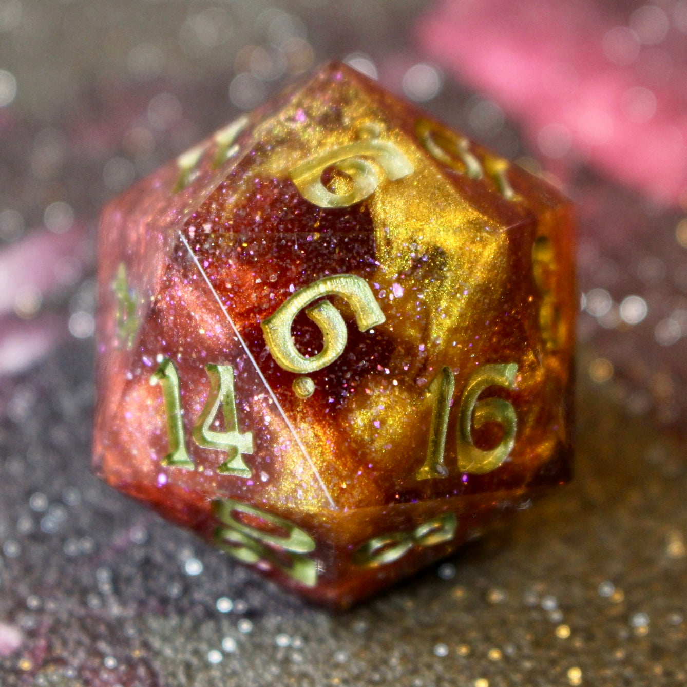 Fiery Galaxy Oversized 30mm D20
