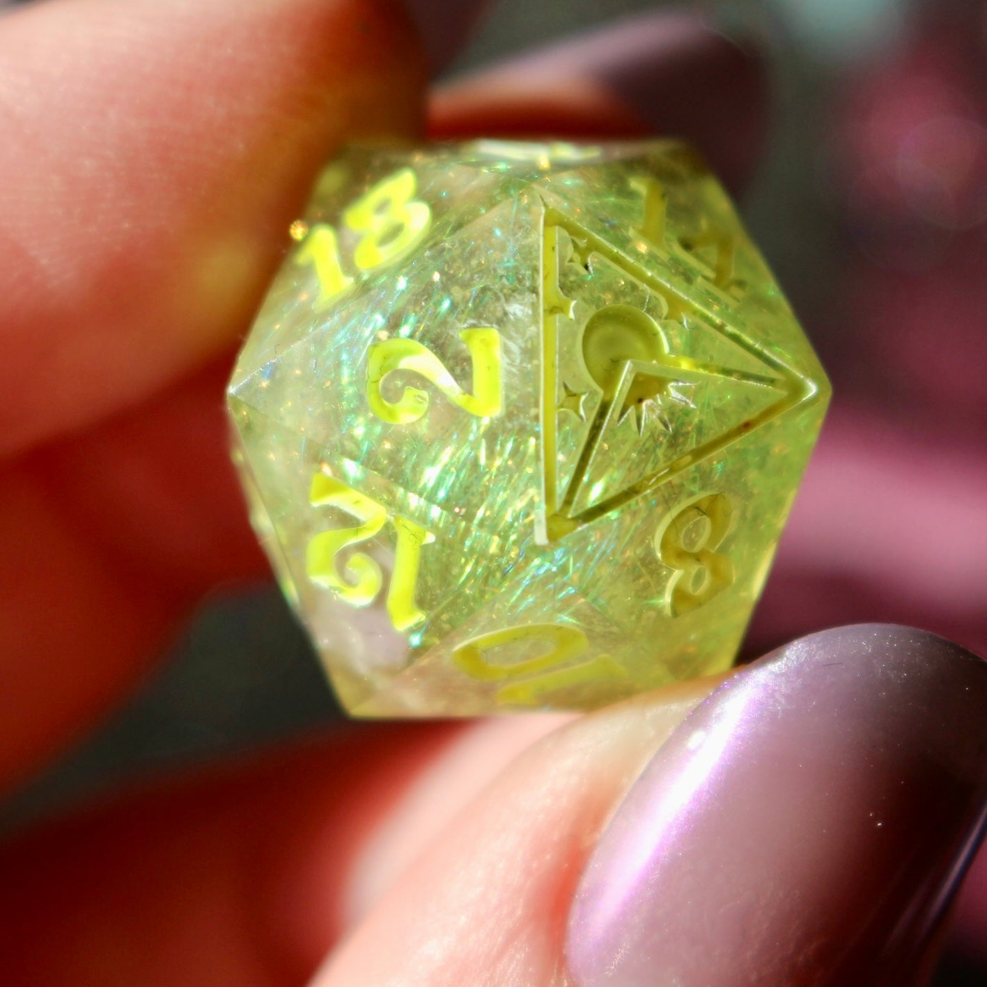 Toxic Waste - 9 Piece Dice Set