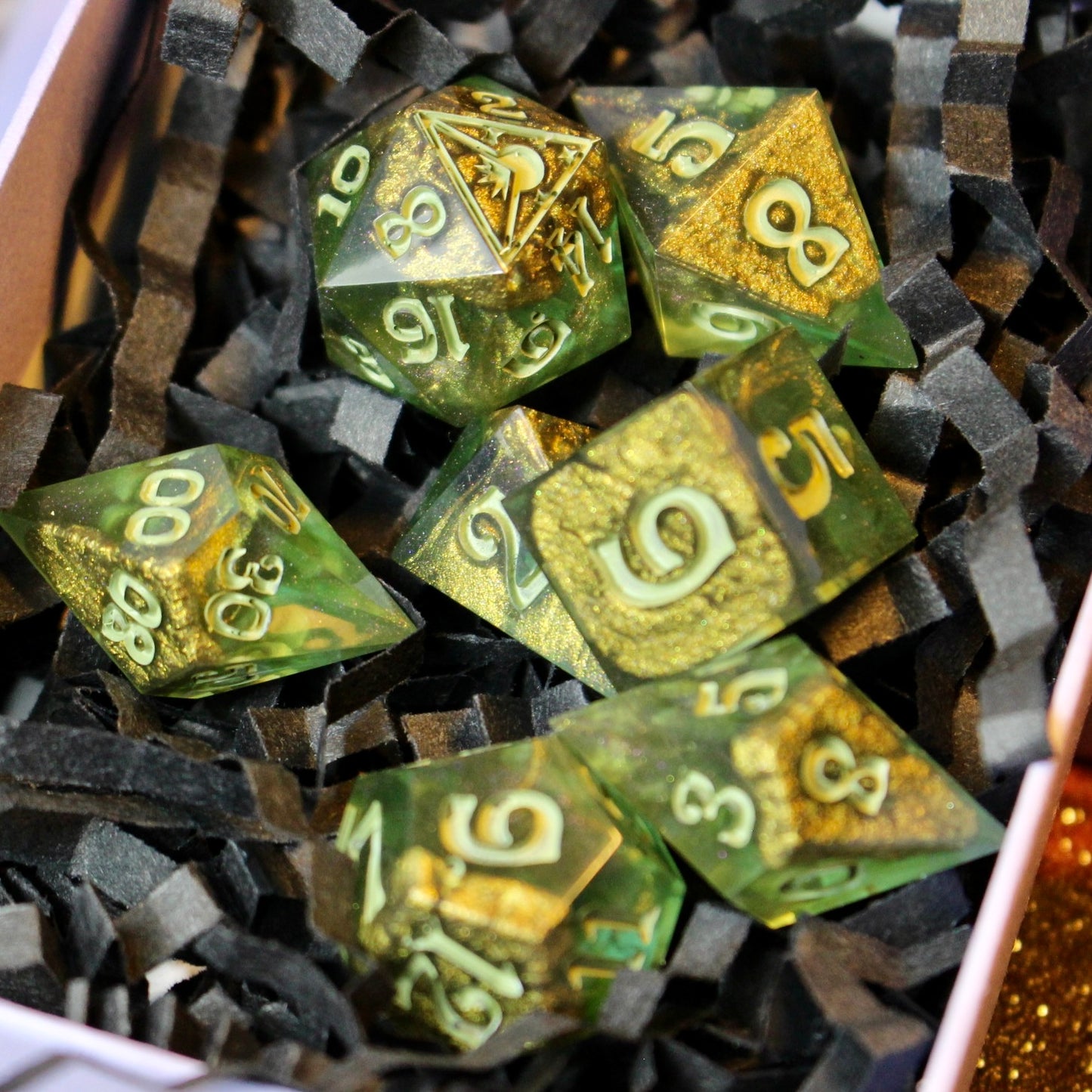 Swamp Thing - 7 Piece Dice Set