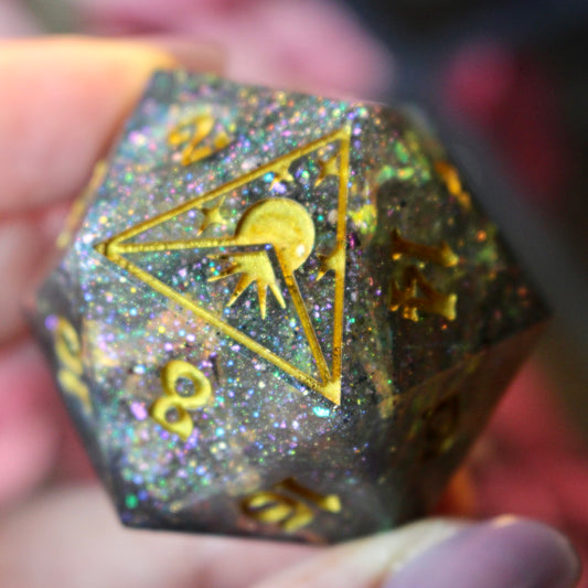 Glittering Chaos Logo Giant 50mm D20