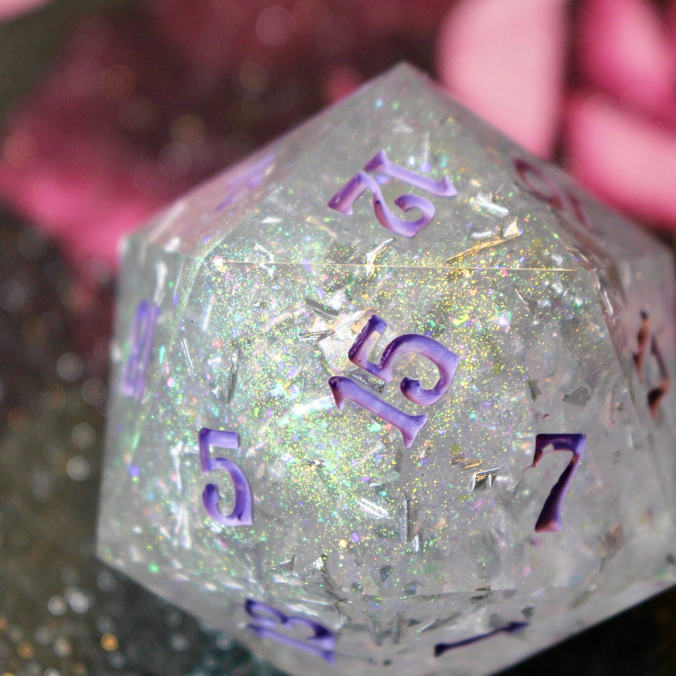 Glittering Ghosts Logo Giant 50mm D20