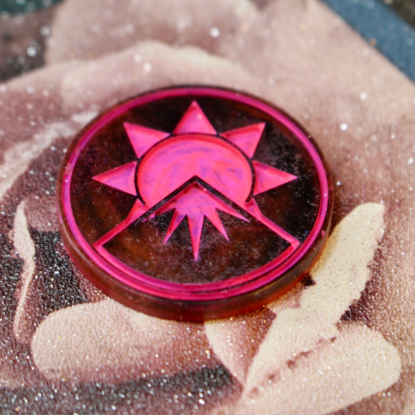 Pink Logo D2 Coin