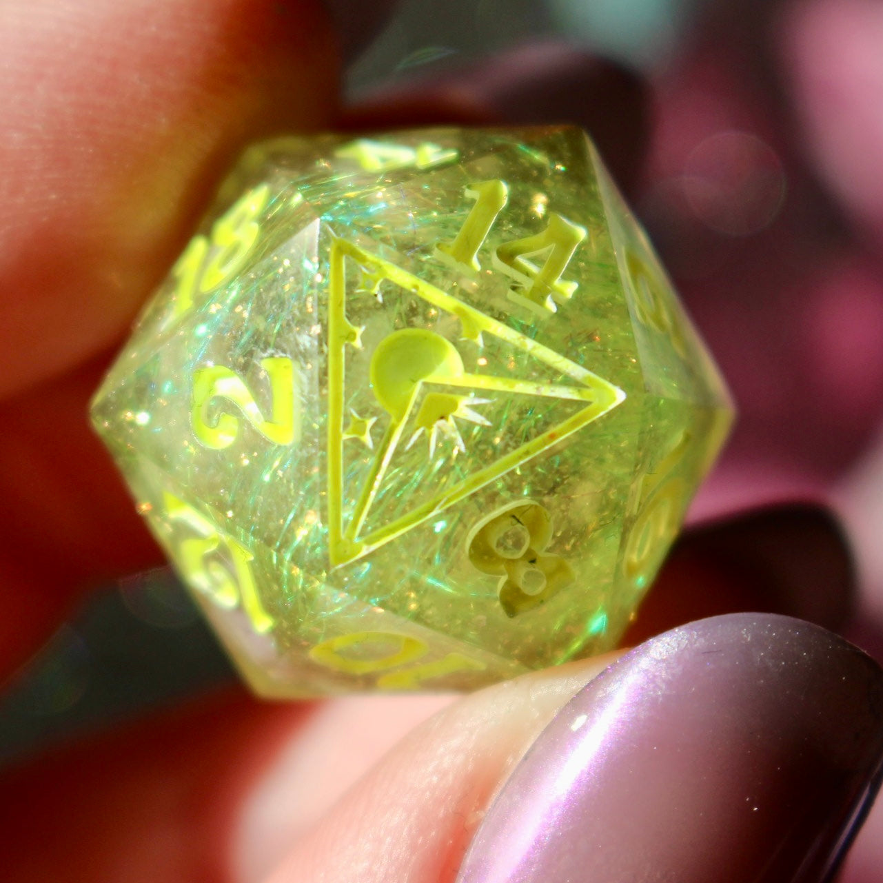 Toxic Waste - 9 Piece Dice Set