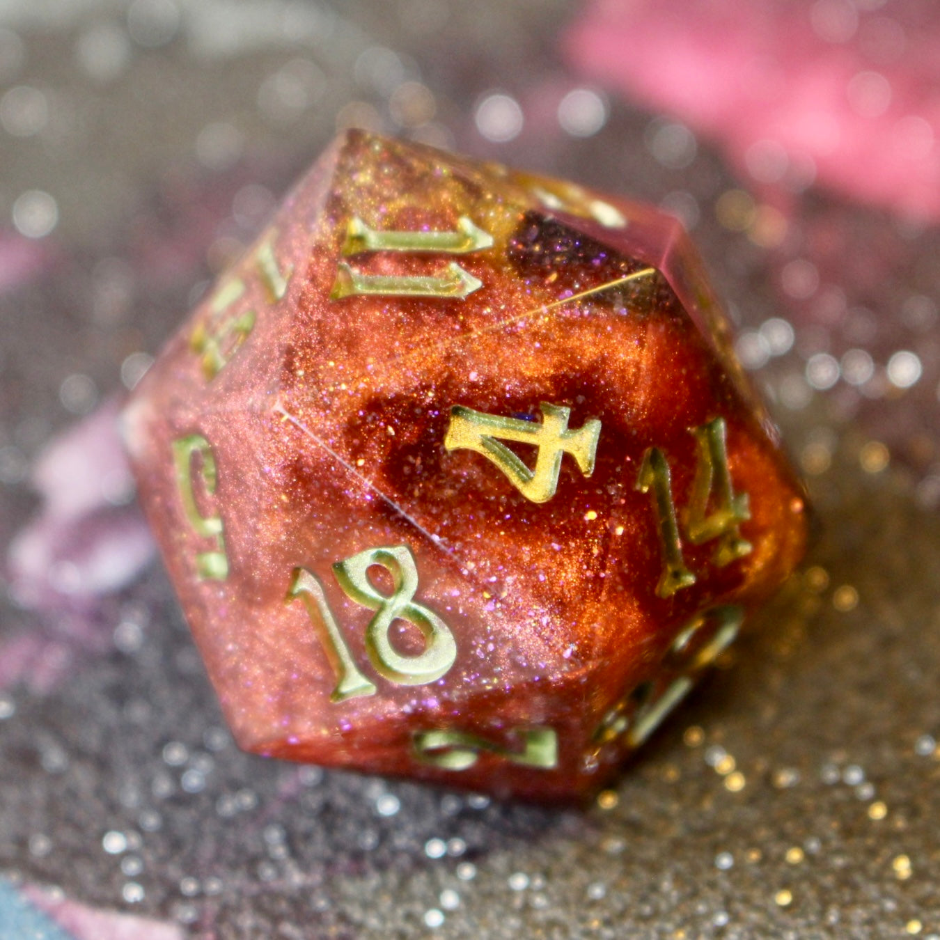 Fiery Galaxy Oversized 30mm D20