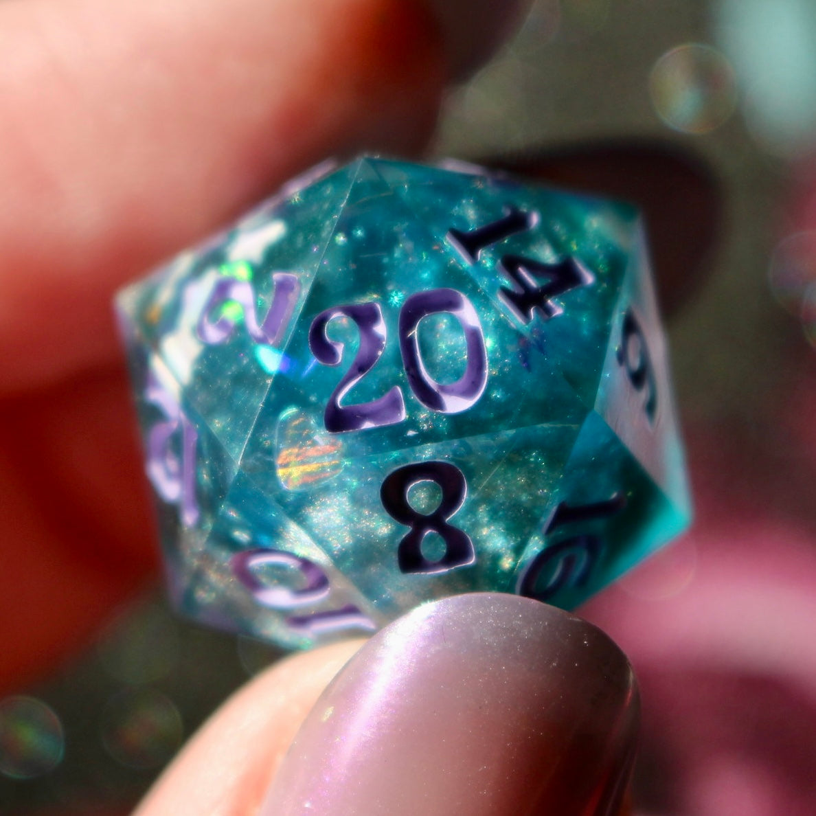 Sea of Stars - 7 Piece Double Cast Dice Set