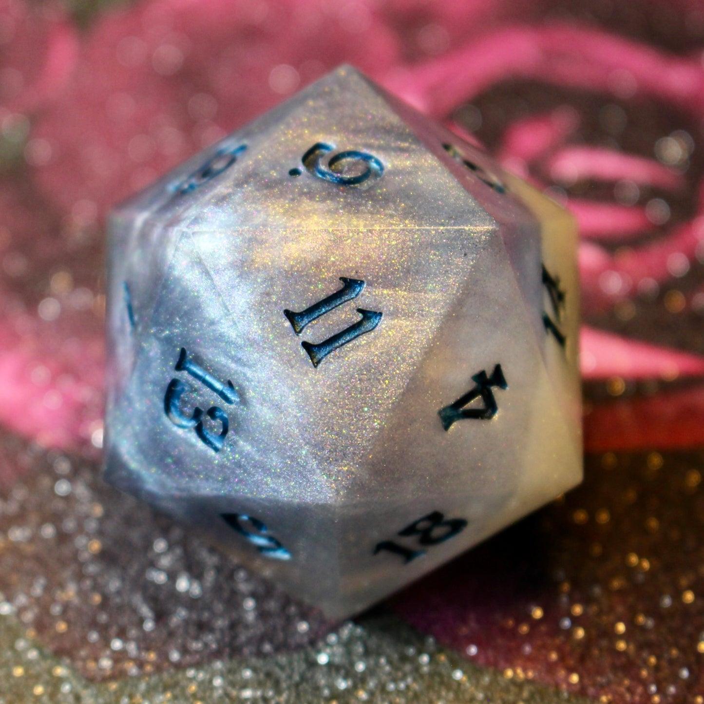Frosted Moon Logo Giant 50mm D20