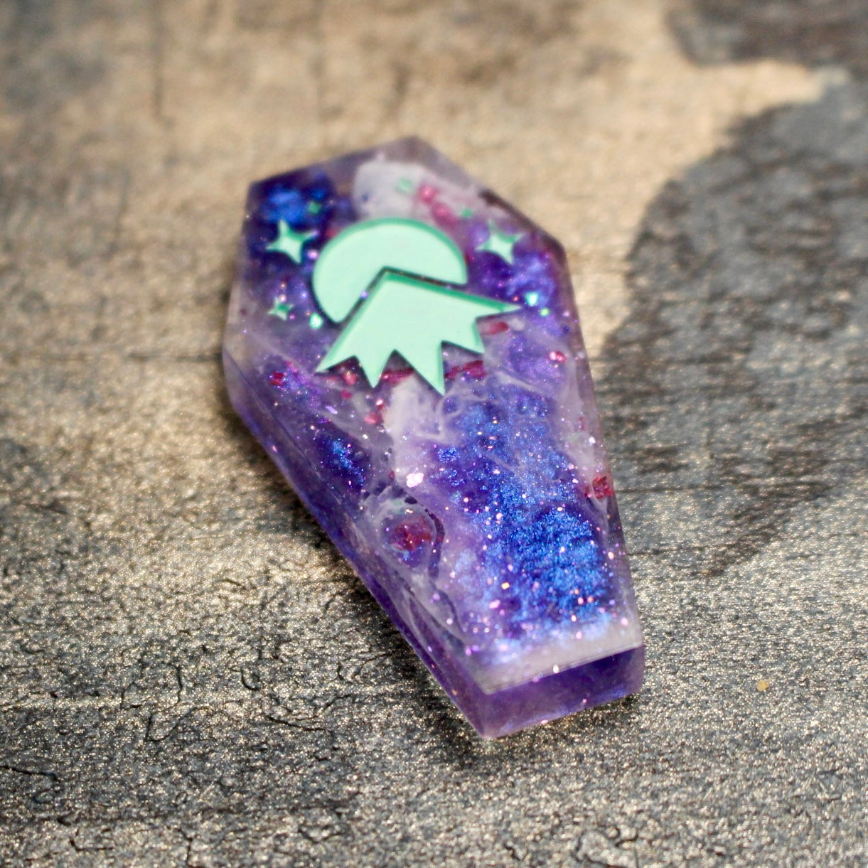 Spectral Nebula - Coffin 8 Piece Dice Set