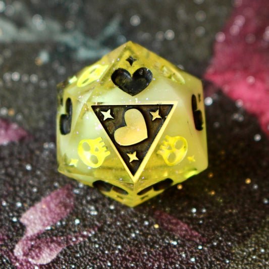 Hazard Tape Death Save D20