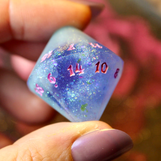 Pastel Nebula - Coffin 8 Piece Dice Set